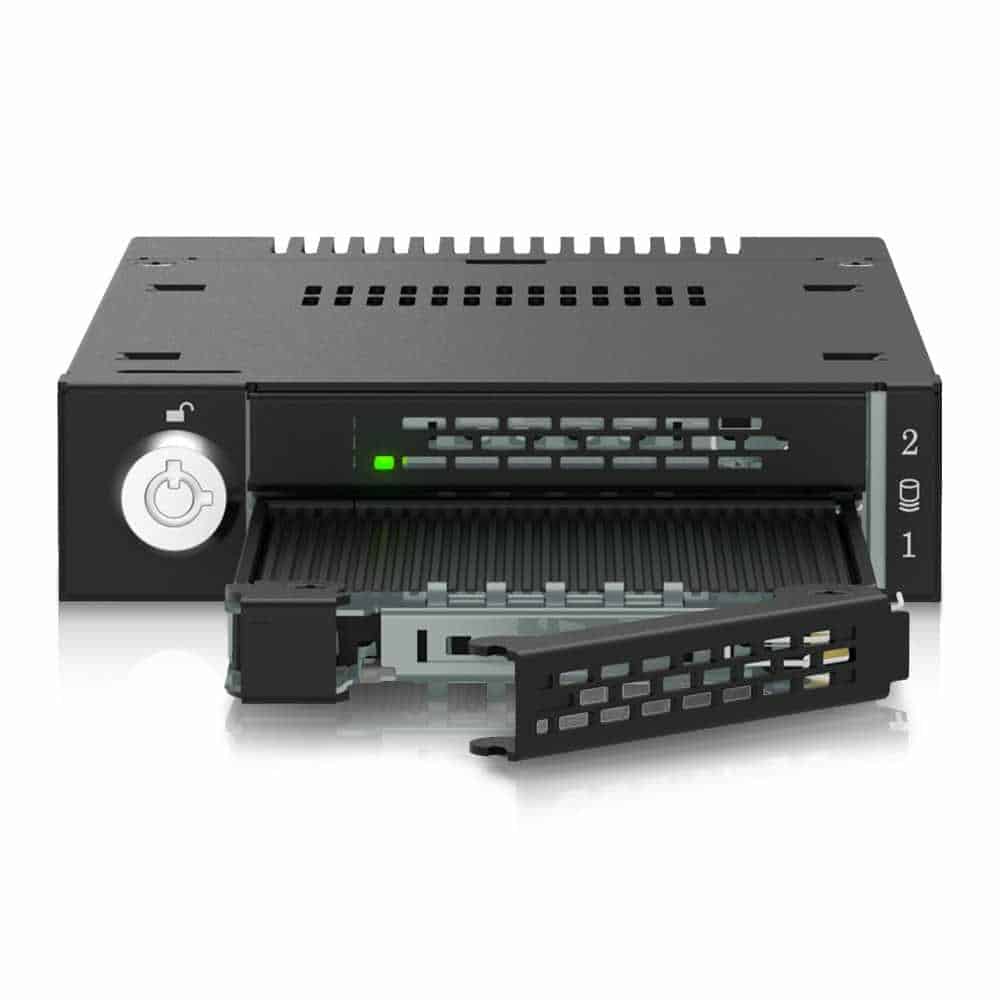 ICY DOCK ToughArmor 2 Bay M.2 NVMe SSD Mobile Rack For External 3.5" Bay